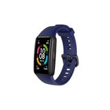 CONSTRAIN - Huawei ile uyumlu Band 6 Kordon Spor Silikon Kordon Mix 47 - Lacivert