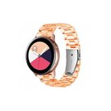 CONSTRAIN - Huawei ile uyumlu Honor Magic 2 42mm Kordon 20mm Şeffaf Baklalı Kordon - Turuncu