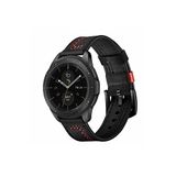 CONSTRAIN - Huawei ile uyumlu Honor Magic Watch 2 42mm Kordon Nubuk Deri Kordon - Siyah