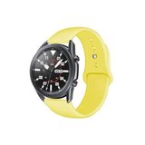 CONSTRAIN - Huawei ile uyumlu Honor Magic Watch 2 42mm Kordon Silikon Spor Kordon Sarı - Sarı