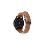 CONSTRAIN - Huawei ile uyumlu Honor Magic Watch 2 46mm Kordon 22mm Ince Dikişli Deri Kayış Kahverengi-29 - Kahverengi