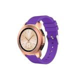 CONSTRAIN - Huawei ile uyumlu Honor Magic Watch 2 46mm Kordon Çizgili Silikon Kordon Mor