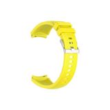 CONSTRAIN - Huawei ile uyumlu Honor Magic Watch 2 46mm Kordon Çizgili Silikon Kordon Sarı