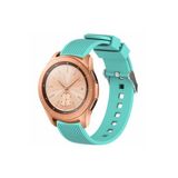 CONSTRAIN - Huawei ile uyumlu Honor Magic Watch 2 46mm Kordon Çizgili Silikon Kordon Turkuaz