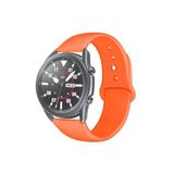 CONSTRAIN - Huawei ile uyumlu Honor Magic Watch 2 46mm Kordon Silikon Spor Kordon Turuncu