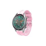CONSTRAIN - Huawei ile uyumlu Honor Magic Watch 2 46mm Kordon Tokalı Şerit Kordon Pembe
