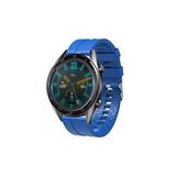 CONSTRAIN - Huawei ile uyumlu Honor Magic Watch 2 46mm Kordon Tokalı Şerit Kordon Saks Mavi 2
