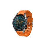 CONSTRAIN - Huawei ile uyumlu Honor Magic Watch 2 46mm Kordon Tokalı Şerit Kordon Turuncu
