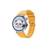 CONSTRAIN - Huawei ile uyumlu Watch GT 6/5/4 41mm -GT 5 Pro 42mm Kordon Prizma Fluoroelastomer Strap Kauçuk Kayış 129 - Sarı 2