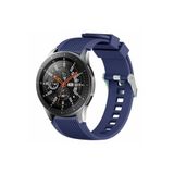 CONSTRAIN - Huawei ile uyumlu Watch GT 6/5/4/3/2 Pro 46mm Ultimate SE Elite Kordon Çizgili Silikon Kordon - Lacivert