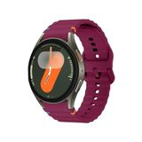 CONSTRAIN - Huawei ile uyumlu Watch GT 6/5/4/3/2 Pro 46mm Ultimate SE Elite Kordon Dekoratif Örgü Çizgili Spor Silikon Kayı - Bordo