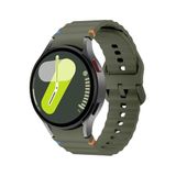 CONSTRAIN - Huawei ile uyumlu Watch GT 6/5/4/3/2 Pro 46mm Ultimate SE Elite Kordon Dekoratif Örgü Çizgili Spor Silikon Kayı - Yeşil 2