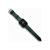 CONSTRAIN - Huawei ile uyumlu Watch GT 6/5/4/3/2 Pro 46mm Ultimate SE Elite Kordon Deri Hermes Kordon 22mm - Yeşil