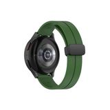 CONSTRAIN - Huawei ile uyumlu Watch GT 6/5/4/3/2 Pro 46mm Ultimate SE Elite Kordon Magnetli Ayarlanır Silikon Kordon 22mm - Haki
