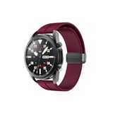 CONSTRAIN - Huawei ile uyumlu Watch GT 6/5/4/3/2 Pro 46mm Ultimate SE Elite Kordon Magnetli Ayarlanır Silikon Kordon 22mm - Kırmızı