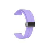 CONSTRAIN - Huawei ile uyumlu Watch GT 6/5/4/3/2 Pro 46mm Ultimate SE Elite Kordon Magnetli Ayarlanır Silikon Kordon 22mm - Mor
