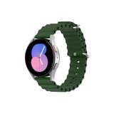 CONSTRAIN - Huawei ile uyumlu Watch GT 6/5/4/3/2 Pro 46mm Ultimate SE Elite Kordon Ocean Silikon Kordon 22mm - Yeşil