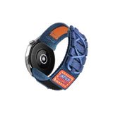 CONSTRAIN - Huawei ile uyumlu Watch GT 6/5/4/3/2 Pro 46mm Ultimate SE Elite Kordon Orbital Örgülü Halat Tasarımlı Naylon Ku - Mavi