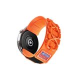 CONSTRAIN - Huawei ile uyumlu Watch GT 6/5/4/3/2 Pro 46mm Ultimate SE Elite Kordon Orbital Örgülü Halat Tasarımlı Naylon Ku - Turuncu