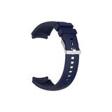 CONSTRAIN - Huawei Watch ile Uyumlu Gt Gt2 Gt3 Gt4 42mm/honor Magic 2 Kordon Çizgili Silikon Kordon - Lacivert