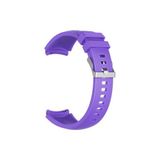CONSTRAIN - Huawei Watch ile Uyumlu Gt Gt2 Gt3 Gt4 42mm/honor Magic 2 Kordon Çizgili Silikon Kordon - Mor