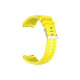 CONSTRAIN - Huawei Watch ile Uyumlu Gt Gt2 Gt3 Gt4 42mm/honor Magic 2 Kordon Çizgili Silikon Kordon - Sarı