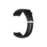 CONSTRAIN - Huawei Watch ile Uyumlu Gt Gt2 Gt3 Gt4 42mm/honor Magic 2 Kordon Çizgili Silikon Kordon - Siyah