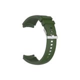 CONSTRAIN - Huawei Watch ile Uyumlu Gt Gt2 Gt3 Gt4 42mm/honor Magic 2 Kordon Çizgili Silikon Kordon - Yeşil 1
