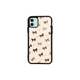 CONSTRAIN - iPhone 11 ile uyumlu Kılıf Boyalı Tablo Desenli Fiyonk Ve Leopar Tasarımlı 3D Ayna Görünümlü Korumalı Kapak - Çok Renkli