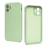 CONSTRAIN - Iphone 11 ile Uyumlu Telefon Kılıfı - Iphone 12 Görünümlü Köşeli Tasarım, İçi Kadife Lansman Kılıf - Fıstık Yeşil