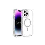 CONSTRAIN - iPhone 14 Pro Max ile uyumlu Kılıf Parlak Taş İşlemeli Işıltılı MagSafe ile uyumlu Şarj Özellikli Stil Kapak - Şeffaf