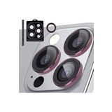 CONSTRAIN iPhone 15 Pro, 15 Pro Max İle Uyumlu Kamera Lens Koruyucu bordo