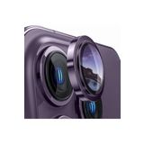 CONSTRAIN iPhone 15 Pro, 15 Pro Max İle Uyumlu Kamera Lens Koruyucu derin mor