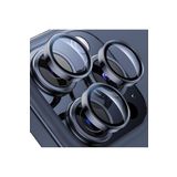 CONSTRAIN iPhone 15 Pro, 15 Pro Max İle Uyumlu Kamera Lens Koruyucu Mavi Titanyum
