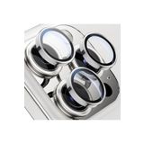 CONSTRAIN iPhone 15 Pro, 15 Pro Max İle Uyumlu Kamera Lens Koruyucu silver titanyum
