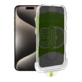 CONSTRAIN - iPhone 15 Pro Max Ekran Koruyucu Otomatik Hizalama Aparatlı Privacy Hayalet Tam Kaplayan Cam