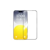 CONSTRAIN iPhone 15 Pro Max İle Uyumlu Tam Kapatan Rika Premium Cam Ekran Koruyucu Kırılmaz Tamperli Koruma