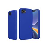 CONSTRAIN - iPhone 16E / 17E ile Uyumlu Kılıf Içi Kadife Kamera Yükseltili Yumuşak Silikon ile Uyumlu Lansman Kapak Saks Mavi