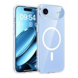CONSTRAIN - iPhone 17 Air ile uyumlu Kılıf Magsafe Wireless Kablosuz Şarj Destekli Sert Silikon Manyetik Şeffaf Kapak