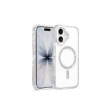 CONSTRAIN - iPhone 17 ile uyumlu Kılıf Parlak Taş İşlemeli Işıltılı MagSafe ile uyumlu Şarj Özellikli Stil Kapak - Şeffaf
