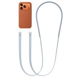 CONSTRAIN - iPhone 17 Pro Max ile uyumlu Tüm Serilerle Çapraz Ayarlanabilir Yüksek Kaliteli Şık Crossbody Strap Telefon Askısı - Açık Mavi