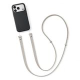 CONSTRAIN - iPhone 17 Pro Max ile uyumlu Tüm Serilerle Çapraz Ayarlanabilir Yüksek Kaliteli Şık Crossbody Strap Telefon Askısı - Bej