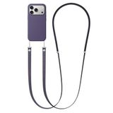 CONSTRAIN - iPhone 17 Pro Max ile uyumlu Tüm Serilerle Çapraz Ayarlanabilir Yüksek Kaliteli Şık Crossbody Strap Telefon Askısı - Derin Mor