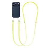 CONSTRAIN - iPhone 17 Pro Max ile uyumlu Tüm Serilerle Çapraz Ayarlanabilir Yüksek Kaliteli Şık Crossbody Strap Telefon Askısı - Lemon