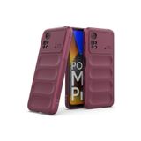 CONSTRAIN - Poco M4 Pro 4G ile uyumlu Xiaomi Kılıf Kamera Korumalı Parmak İzi Bırakmayan İçi Kadife Yumuşak Kapak - Bordo