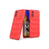 CONSTRAIN - Poco M4 Pro 4G ile uyumlu Xiaomi Kılıf Kamera Korumalı Parmak İzi Bırakmayan İçi Kadife Yumuşak Kapak - Kırmızı