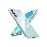 CONSTRAIN - Samsung Galaxy A17 ile uyumlu 5g Kılıf Magsafe ile uyumlu Wireless Kablosuz Şarj Destekli Sert Silikon Şeffaf Kapak