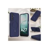 CONSTRAIN - Samsung Galaxy A27 İçin Kılıf MagSafe İle Uyumlu Yüzük Standlı Telefon Kılıfı Kapak - Lacivert