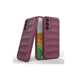 CONSTRAIN - Samsung Galaxy M34 5G ile uyumlu Kılıf Kamera Korumalı Parmak İzi Bırakmayan İçi Kadife Yumuşak Sıvı Silikon Kapak - Bordo