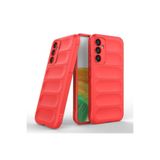CONSTRAIN - Samsung Galaxy M34 5G ile uyumlu Kılıf Kamera Korumalı Parmak İzi Bırakmayan İçi Kadife Yumuşak Sıvı Silikon Kapak - Kırmızı